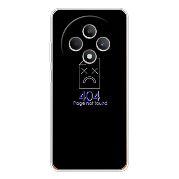 Чехол с рисунком «Ошибка 404» для OPPO Reno12 F Чехол с рисунком «Ошибка 404» для OPPO Reno12 F
