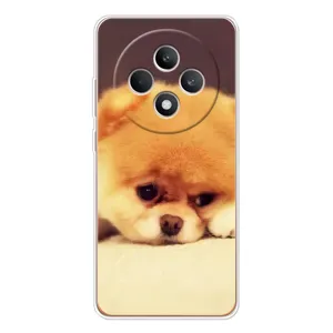 Чехол (ТПУ) Милые собачки для OPPO Reno12 F (Померанский шпиц)