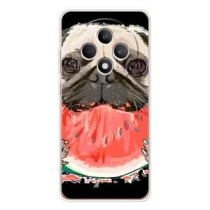 Чехол (ТПУ) Милые собачки для OPPO Reno12 F (Смешной Мопс)