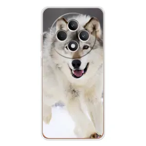 Чехол с Волком на OPPO Reno12 F (Волк на снегу)