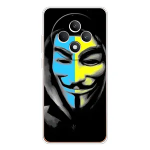 Чехол с Украинской символикой на Рено 12 ФС (Анонимус патриот)