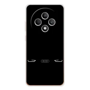 Силіконовий бампер з картинкою машини на OPPO Reno12 FS (Сілует Audi)