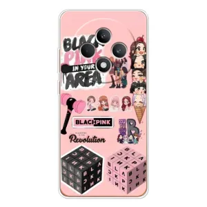 Чехлы с картинкой для OPPO Reno12 FS (BLACK PINK коллаж)