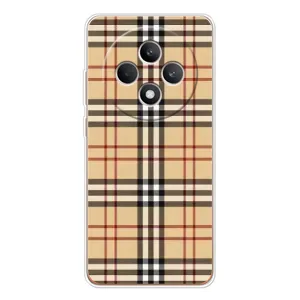 Чехол с Брендами одежды на Рено 12 ФС (Burberry стиль)