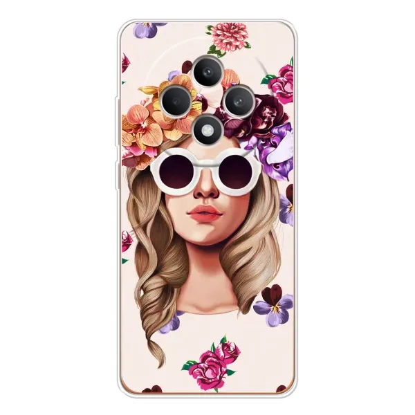 Чехол с рисунком «Девушка в очках» для OPPO Reno12 FS Чехол с рисунком «Девушка в очках» для OPPO Reno12 FS