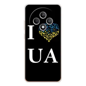 Силіконовий Чохол  на OPPO Reno12 FS (Я-Україна) (I Love UA)