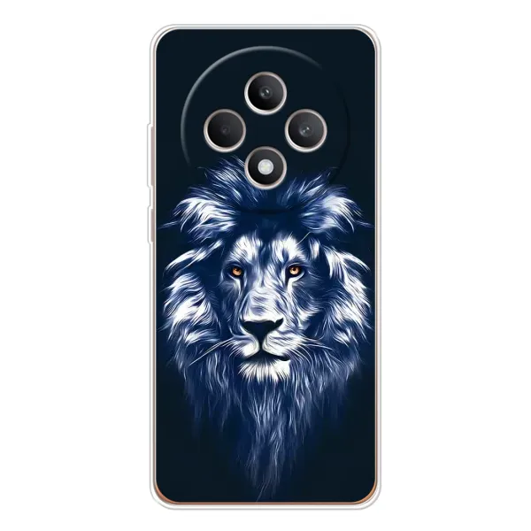 Чехол с рисунком «Лев - синий» для OPPO Reno12 FS Чехол с рисунком «Лев - синий» для OPPO Reno12 FS