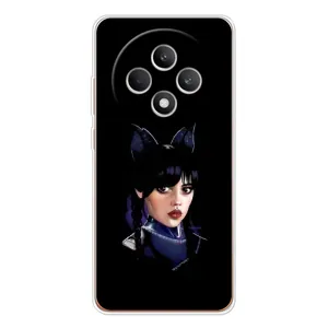 Чехлы с принтом Уэнсдей на OPPO Reno12 FS (Милая Уэнсдей)