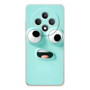 Силиконовые Чехлы (смешные стикеры) для OPPO Reno12 FS (Забавное мятное лицо)