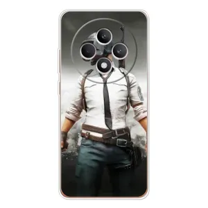 Силиконовый чехол с картинкой "Герой Pubg" на OPPO Reno12 FS (Пабг)