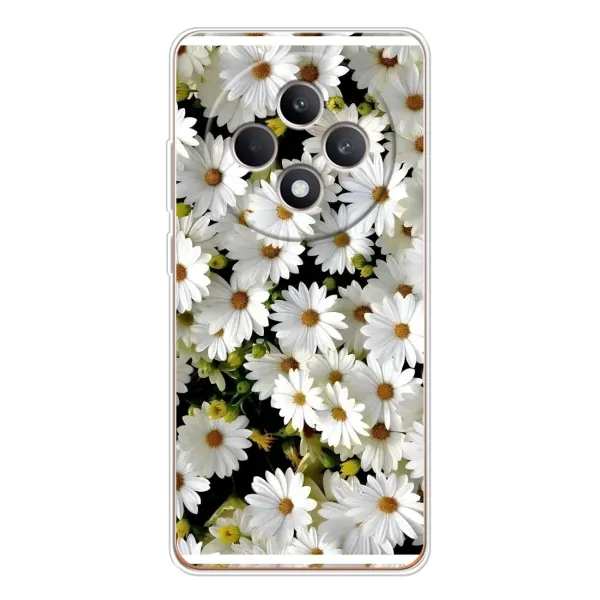 Чехол с рисунком «Рамка в ромашках» для OPPO Reno12 FS