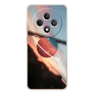 Чехол (ТПУ) с планетами на OPPO Reno12 FS (Сатурн)
