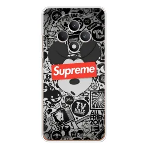 Чехол с Брендами одежды на Рено 12 ФС (Supreme Маус)