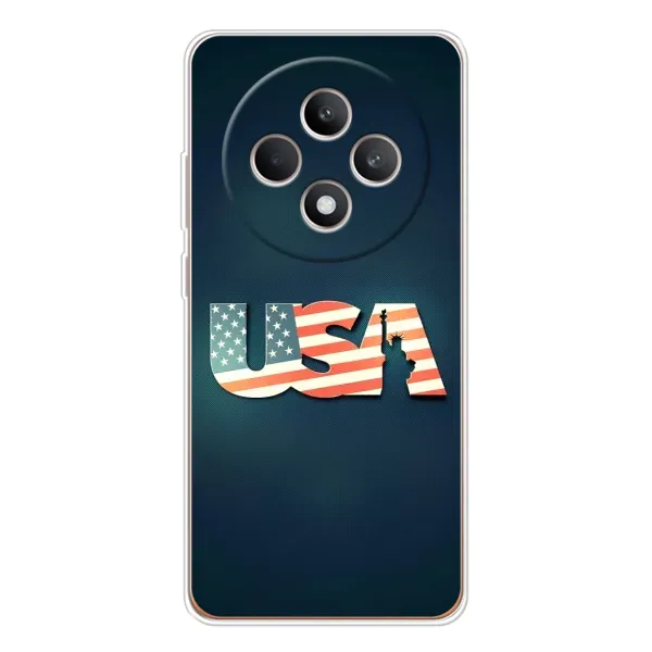 Чехол с рисунком «USA» для OPPO Reno12 FS Чехол с рисунком «USA» для OPPO Reno12 FS