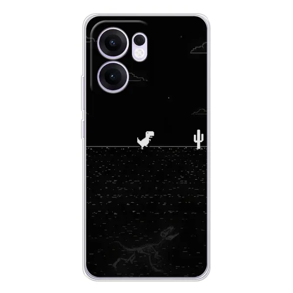 Чехол с рисунком «Динозаврик» для OPPO Reno13 F Чехол с рисунком «Динозаврик» для OPPO Reno13 F