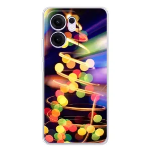 Чехол Новогодняя Елка на OPPO Reno13 F (Гирлянды)