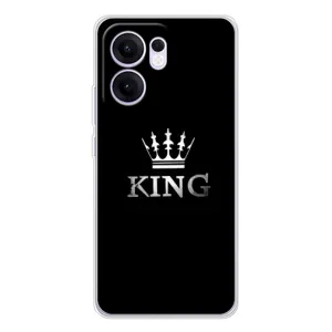 Чохол (Корона на чорному фоні) для Рено 13 Ф (KING)