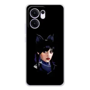 Чехлы с принтом Уэнсдей на OPPO Reno13 F (Милая Уэнсдей)