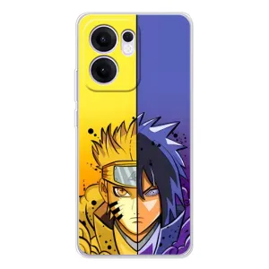 Купить Чехлы на телефон с принтом Anime для OPPO Reno13 F (Naruto Vs Sasuke)