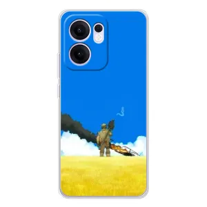 Чехлы на военную тематику для OPPO Reno13 F (Попадание)