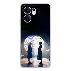 Чехлы с принтом Уэнсдей на OPPO Reno13 F (Уэнсдей и Энди)