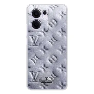 Текстурный Чехол Louis Vuitton для Рено 13 ФС 5Джи (Белый ЛВ)