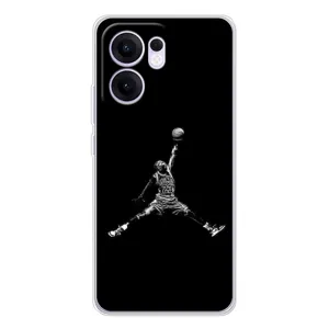 Силиконовый Чехол Nike Air Jordan на Рено 13 ФС 5Джи (Джордан)