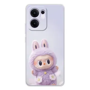 Чехол с принтом Лабубу для OPPO Reno13 FS 5G (Фиолетовый Лабубу)