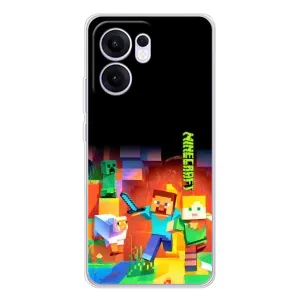 Чохли для OPPO Reno13 FS 5G (Персонажі МайнКрафт) (Герой Майнкрафт)