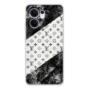 Чехол Стиль Louis Vuitton на OPPO Reno13 FS 5G (LV на белом)