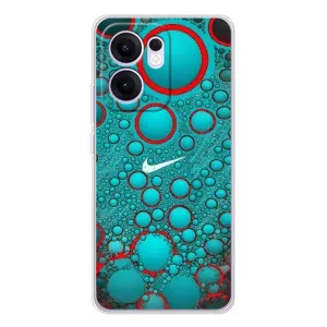 Силиконовый Чехол на OPPO Reno13 FS 5G с картинкой Nike (Найк зеленый)