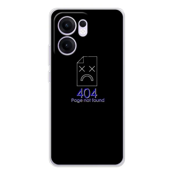 Чехол с рисунком «Ошибка 404» для OPPO Reno 13 FS 5G Чехол с рисунком «Ошибка 404» для OPPO Reno 13 FS 5G