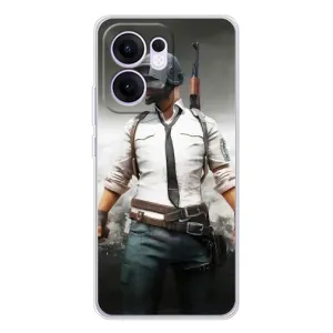 Чохол з картинкою "Герой Pubg" на OPPO Reno13 FS 5G (Пабг)