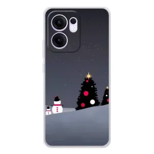 Чехлы на Новый Год OPPO Reno13 FS 5G (Снеговички)
