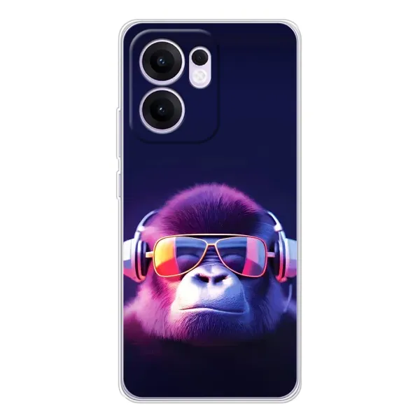 Чехол с рисунком «Стильная обезьяна» для OPPO Reno 13 FS 5G Чехол с рисунком «Стильная обезьяна» для OPPO Reno 13 FS 5G