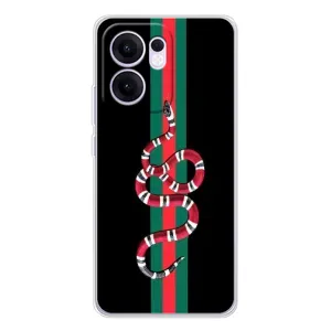 Чехлы Бренд GUCCI для OPPO Reno13 FS 5G (Змей Гуччи)