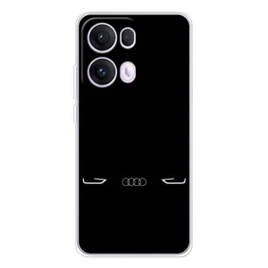 Силіконовий бампер з картинкою машини на OPPO Reno13 Pro (Сілует Audi)