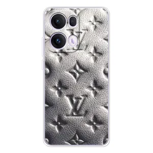 Текстурный Чехол Louis Vuitton для Оппо Рено 13 Про (Бежевый ЛВ)