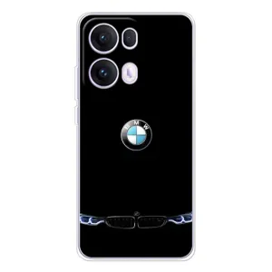 Силіконовий бампер з картинкою машини на OPPO Reno13 Pro (Чорний BMW)
