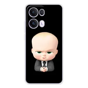 Мультяшный принт на Чехол для Оппо Рено 13 Про (Бос)