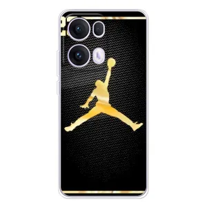 Силиконовый Чехол Nike Air Jordan на Оппо Рено 13 Про (Джордан 23)