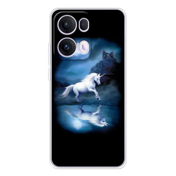 Чехол с рисунком «Единорог» для OPPO Reno13 Pro Чехол с рисунком «Единорог» для OPPO Reno13 Pro