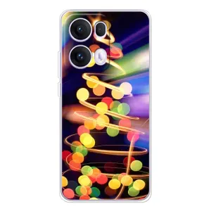 Чохол новорічна ялинка на OPPO Reno13 Pro (Гірлянди)