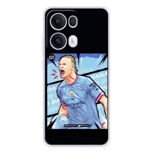 Чехлы с принтом для OPPO Reno13 Pro Футболист (гол Эрлинг Холланд)