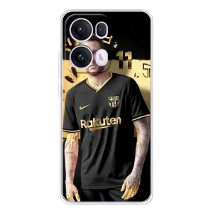 Силиконовый Чехол OPPO Reno13 Pro (Gold Neymar)