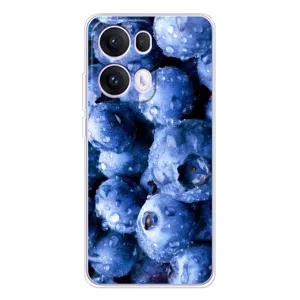 Чехол с изображением вкусной еды для OPPO Reno13 Pro (Голубика)