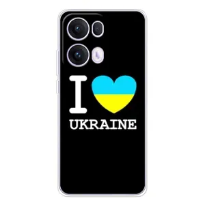 Чехол с Украинской символикой на Оппо Рено 13 Про (I Love Ukraine)