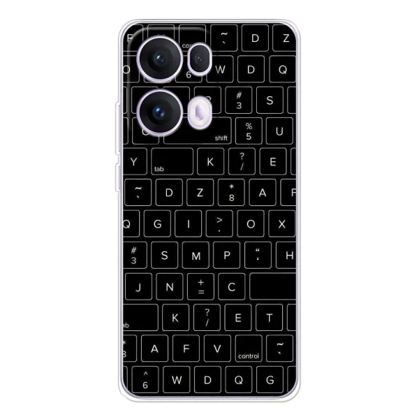 Чехол с рисунком «Клавиатура» для OPPO Reno13 Pro Чехол с рисунком «Клавиатура» для OPPO Reno13 Pro