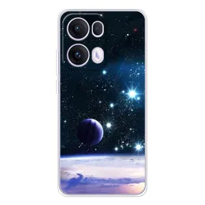 Чехол (ТПУ) с планетами на OPPO Reno13 Pro (Космический вид)