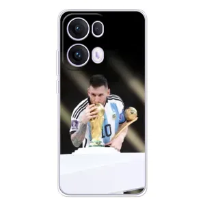 Чехлы Лео Месси Аргентина для OPPO Reno13 Pro (Кубок Мира)